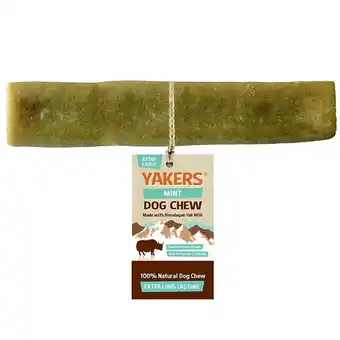 Tesco Yakers Dog Chew Mint Extra Large (Pack of 10) offer