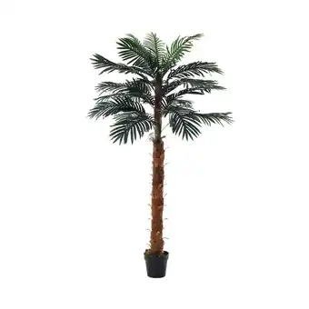 Tesco Living and Home Artificial Palm Tree with Pot for Decor, 180cm offer