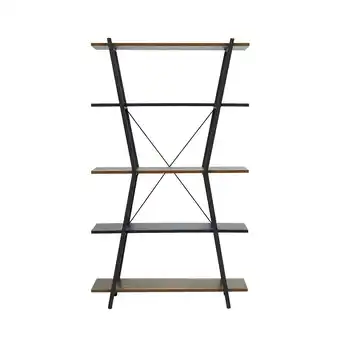 Tesco Living and Home Direct Industrial 5-Tier Open Bookshelf offer