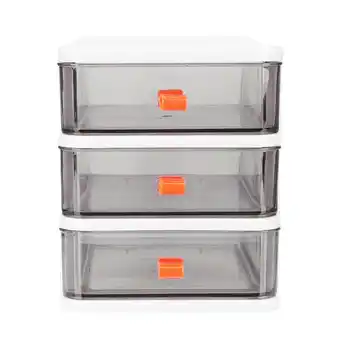 Tesco Living and Home Drawer-Style Stationery Cosmetic Storage Box offer