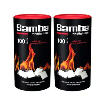 Tesco Samba Firestarter Firelighters - 200 Sachets offer