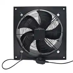 Tesco Living and Home Ventilation Wall-Mounted Exhaust Axial Fan, 8-inch, Black offer