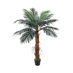 Tesco Living and Home Artificial Palm Tree Decor with Pot, 120cm offer