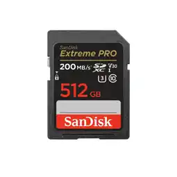 Tesco SanDisk Extreme 512GB UHS-I Class10 SDHC Memory Card - Black SDSDXXD-512G-GN4IN offer