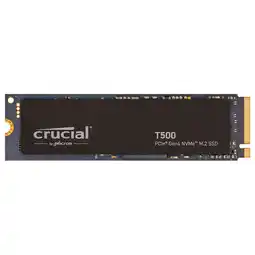 Tesco Crucial T500 1TB M.2 PCIe 4.0 Micron 3D TLC NAND Solid state drive - NVMe - Black CT1000T500SSD8 offer