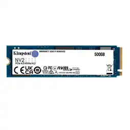 Tesco Kingston NV2 500GB M.2 PCIe 4.0 Solid State Drive SSD - NVMe SNV2S/500G offer