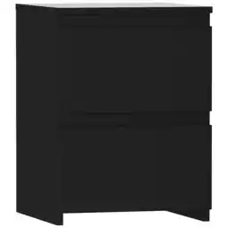 Tesco Vida Designs Denver 2 Drawer Bedside Chest Cabinet Table Nightstand, Black offer