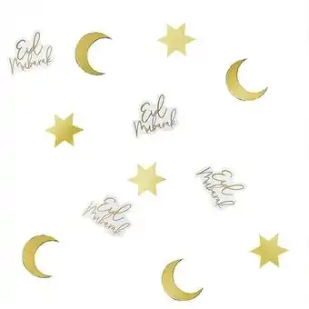 Tesco Gold Foil Eid Table Confetti 10 Grams offer