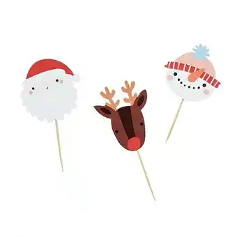 Tesco Festive Friends Christmas Food Picks - Pack of 12 offer