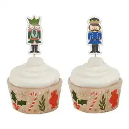 Tesco Nutcracker Christmas Cupcake Kit - Pack of 28 offer