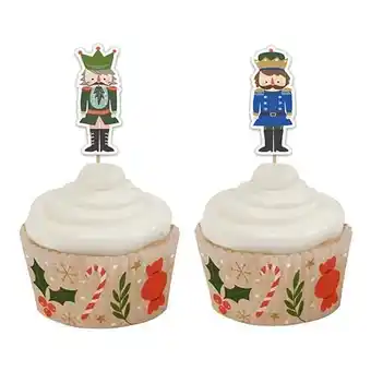 Tesco Nutcracker Christmas Cupcake Kit - Pack of 28 offer