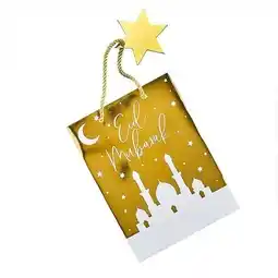 Tesco Gold Foil Eid Small Gift Bags - Pack of 5 offer