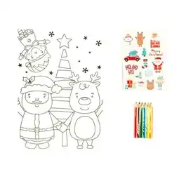 Tesco Christmas Colouring Set offer