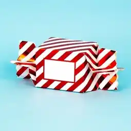 Tesco Red & White Stripes Christmas Mini Cracker Gift Boxes - Pack of 4 offer