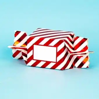 Tesco Red & White Stripes Christmas Mini Cracker Gift Boxes - Pack of 4 offer