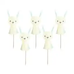 Tesco Bunny Tassel Food Picks - Pack of 6 offer