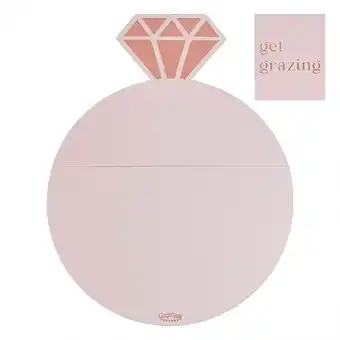 Tesco Rose Gold Ring Hen Party Grazing Board 50cm offer