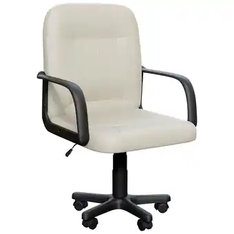 Tesco Vida Designs Morton Office Chair Computer Desk Table Chair, Beige offer