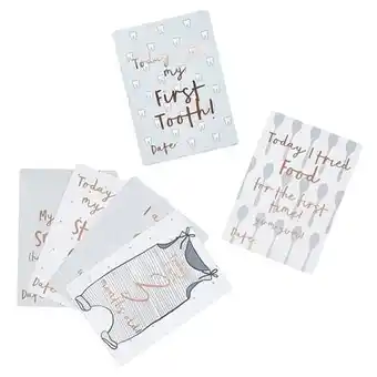 Tesco Baby Milestone Cards - Pack of 22 offer