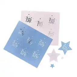 Tesco Team Boy & Team Girl Gender Reveal Stickers - Pack of 24 offer