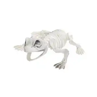 Tesco Frog Skeleton Halloween Plastic Prop Decoration 18cm offer