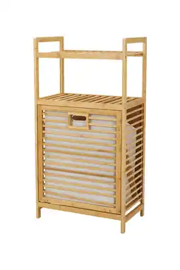 Tesco Living and Home Freestanding Bamboo Laundry Hamper 50 W x 30 D x 95 Hcm offer