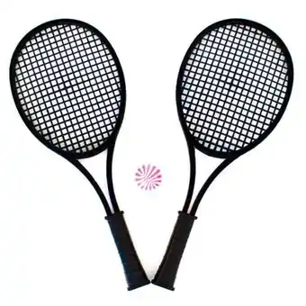 Tesco Tennis Plastic Rackets With Ball offer