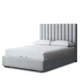 Tesco Evangeline Divan Bed with Upholstered Headboard - Silver - Small Double / 4ft offer