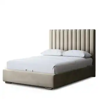 Tesco Evangeline Ottoman Bed with Upholstered Headboard - Beige - King / 5ft offer