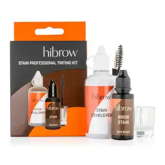 Tesco Hi Brow Brow Stain Hybrid Dye Tinting - Dark Brown offer