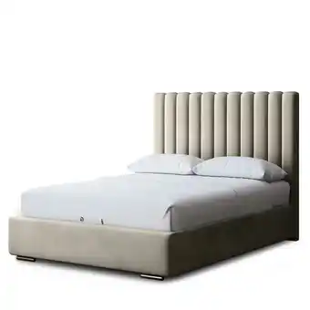 Tesco Evangeline Divan Bed with Upholstered Headboard - Beige - Double / 4ft6 offer