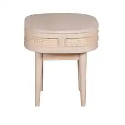 Tesco Carlester Cane And Wood Bedside Table offer