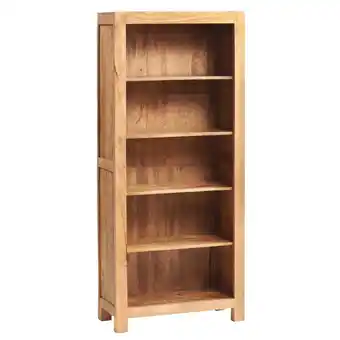 Tesco Logan Light Mango Large Open Bookcase offer