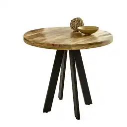 Tesco Valor Mango Wooden 4 Seater Round Dining Table offer