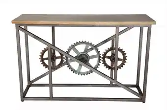 Tesco Ells Industrial Console Table with Wheels offer