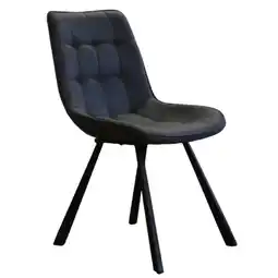 Tesco Izena Contemporary Design Dining Chairs in Grey Colour - Set of 2 offer