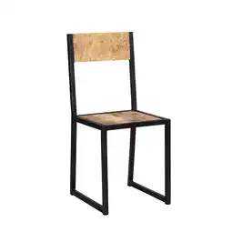 Tesco Herica Industrial Mintis Metal and Wood Chair offer