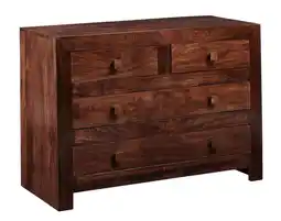 Tesco Mary Mango Wood Dressing Chest 4 Drawers offer