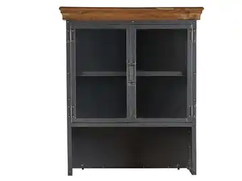 Tesco Dunphy Industrial Sideboard Hutch Wood and Metal offer