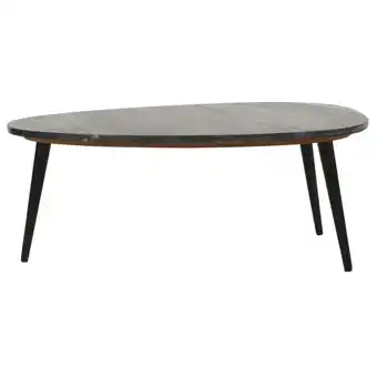 Tesco Miel Coffee Table With Black Marble Top and Metal Legs offer