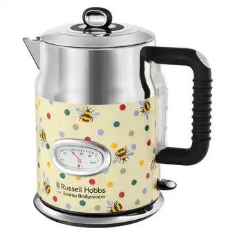 Tesco Russell Hobbs Emma Bridgewater Bumblebee & Small Polka Kettle offer