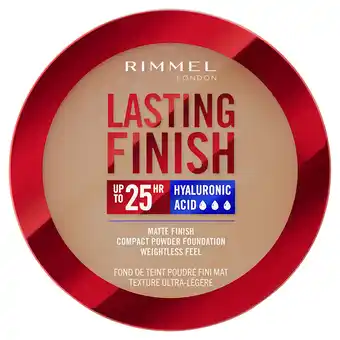 Tesco Rimmel Lasting Finish Compact Foundation 008 Soft Beige 7g offer