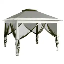 Tesco Outsunny Pop Up Gazebo Height Adjustable Canopy with Carrying Bag offer