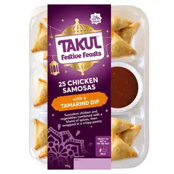 Tesco Takul Festive Feasts Chicken Samosas 995g offer