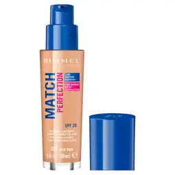 Tesco Rimmel Match & Perfect Foundation True Nude 30Ml offer