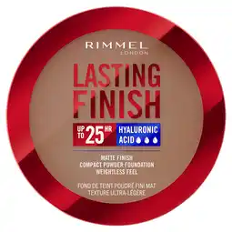 Tesco Rimmel Lasting Finish Compact Foundation 012 Cinnamon 7g offer