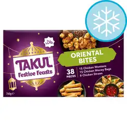 Tesco Takul Festive Feasts 38 Oriental Bites 760g offer