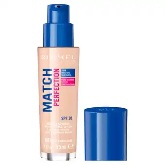 Tesco Rimmel Foundation Match Perfection 30Ml F/Porcelain offer