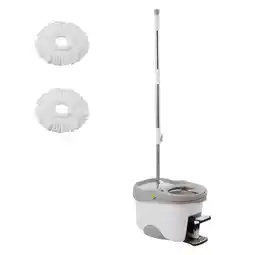 Tesco Living and Home Hands-Free Foot-Operated Pedal Rotating Mop and Bucket Set offer