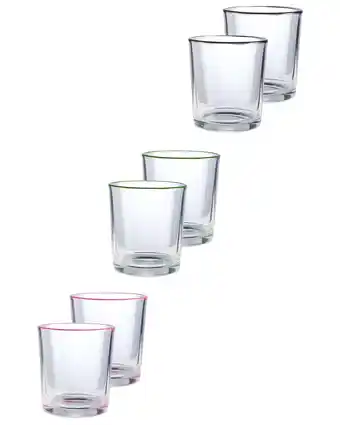 Aldi 2 Pack Tumbler Glasses offer